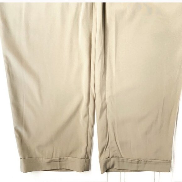 MELANIE LYNE TROUSER ELASTIC WAISTBAND PANT RELAX FIT STRAIGHT LEG WOMEN SIZE 10 - Picture 9 of 10